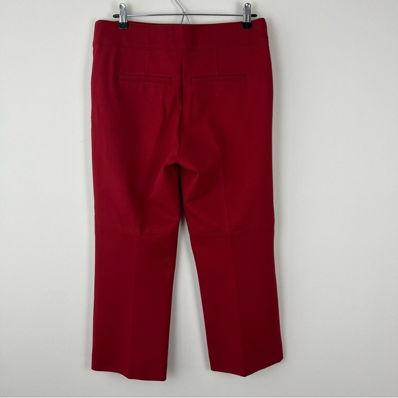Spanx The Perfect Pant Kick Flare Pants Maroon Red Petite - Picture 5 of 9